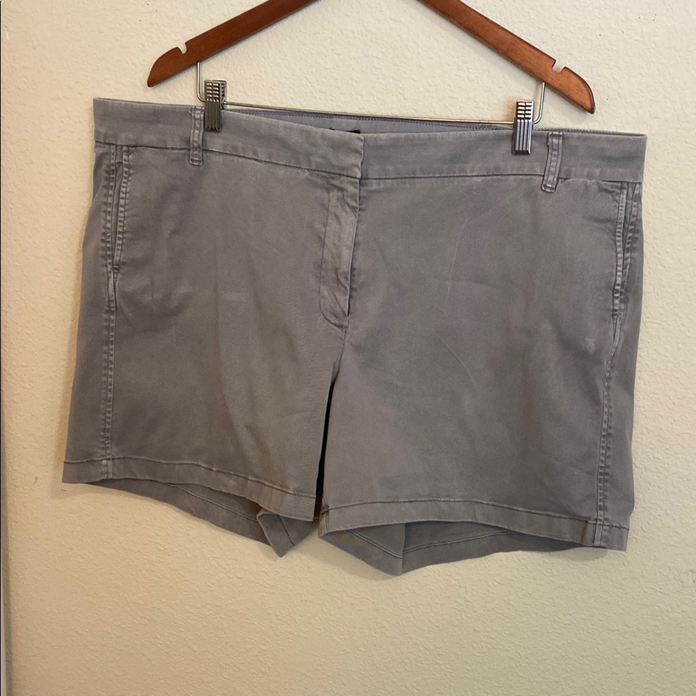 J Crew Gray Preppy Chino Shorts with Classic Style